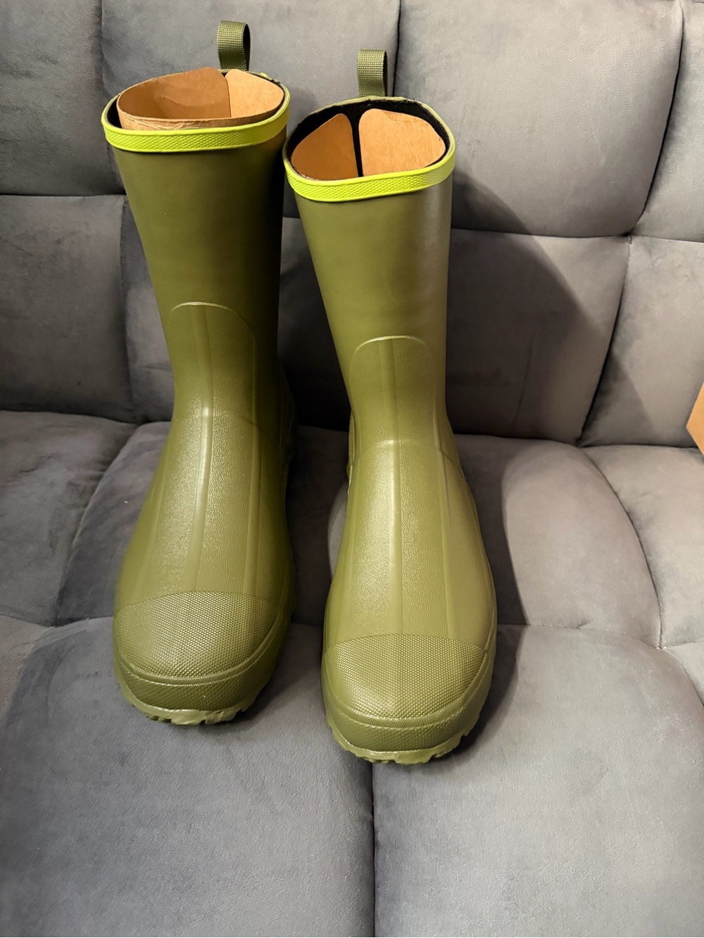 Muck Boot Harvester Mid Men’s Size 14 Waterproof Rubber Boots Green MRBMM300 NIB